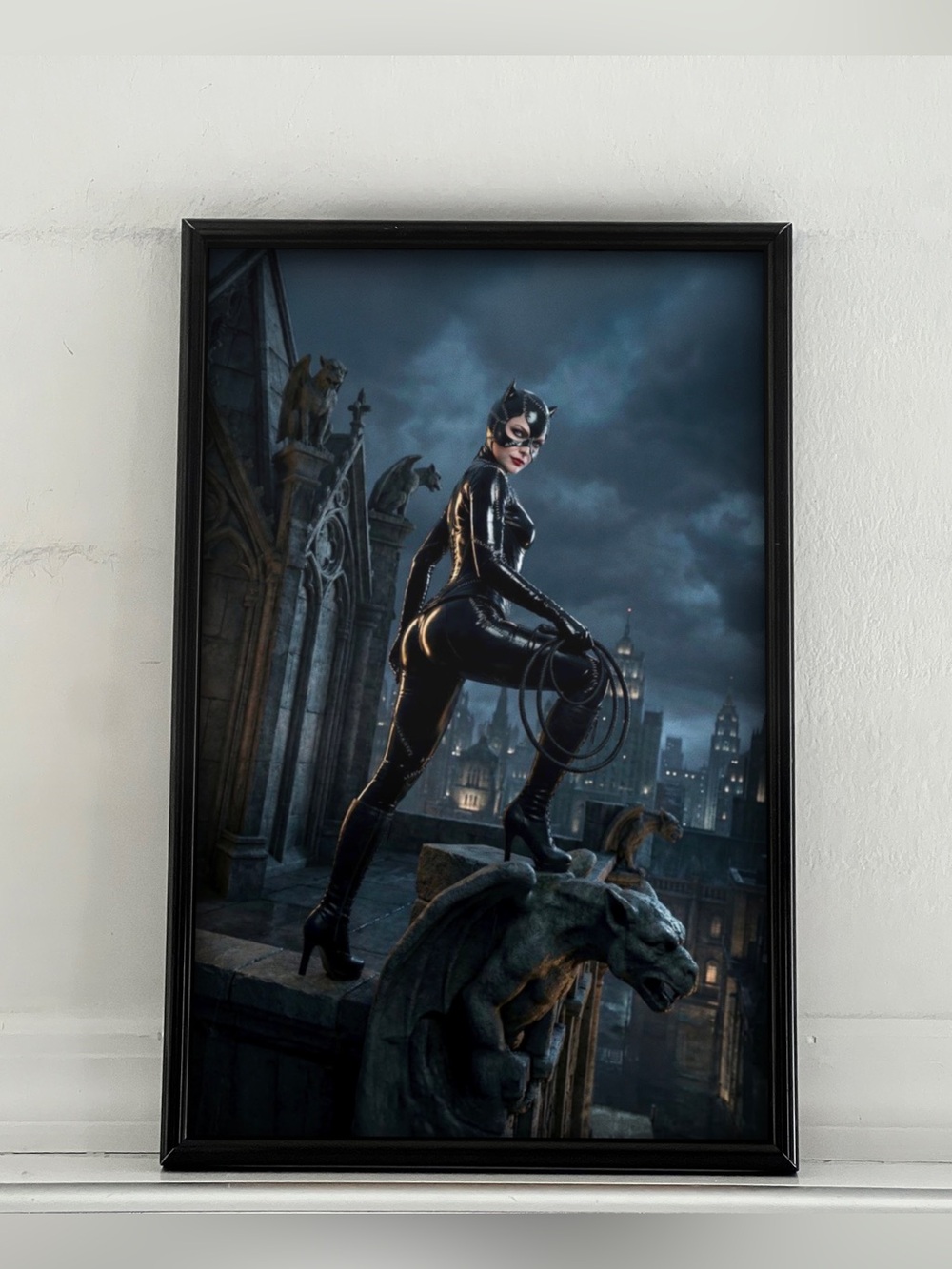 Batman Returns Michelle Pfeiffer Catwoman Art Poster